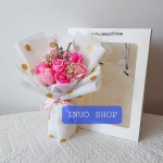 Ramo de rosas de jabón perfumadas